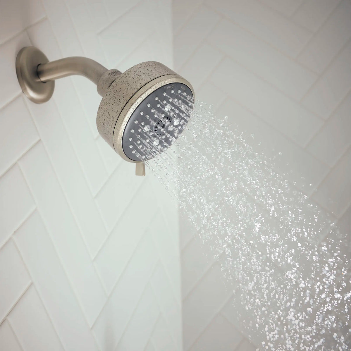 GROHE 26043EN1 Tempesta 100 Shower Head, 4" - 4 Sprays, 1.75 gpm - Brushed Nickel
