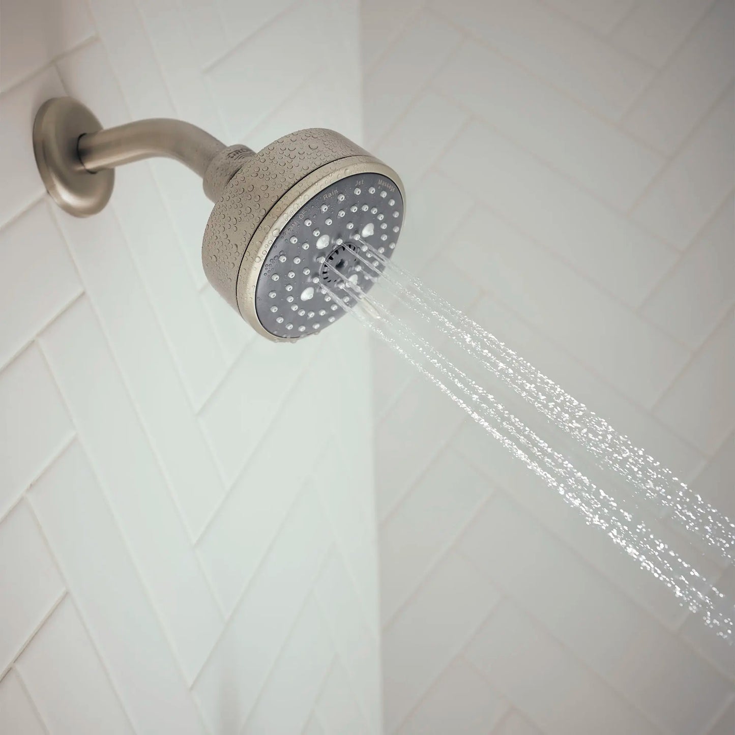 GROHE Tempesta 100 Shower Head, 4" - 4 Sprays, 1.75 gpm - Brushed Nickel, 26043EN1