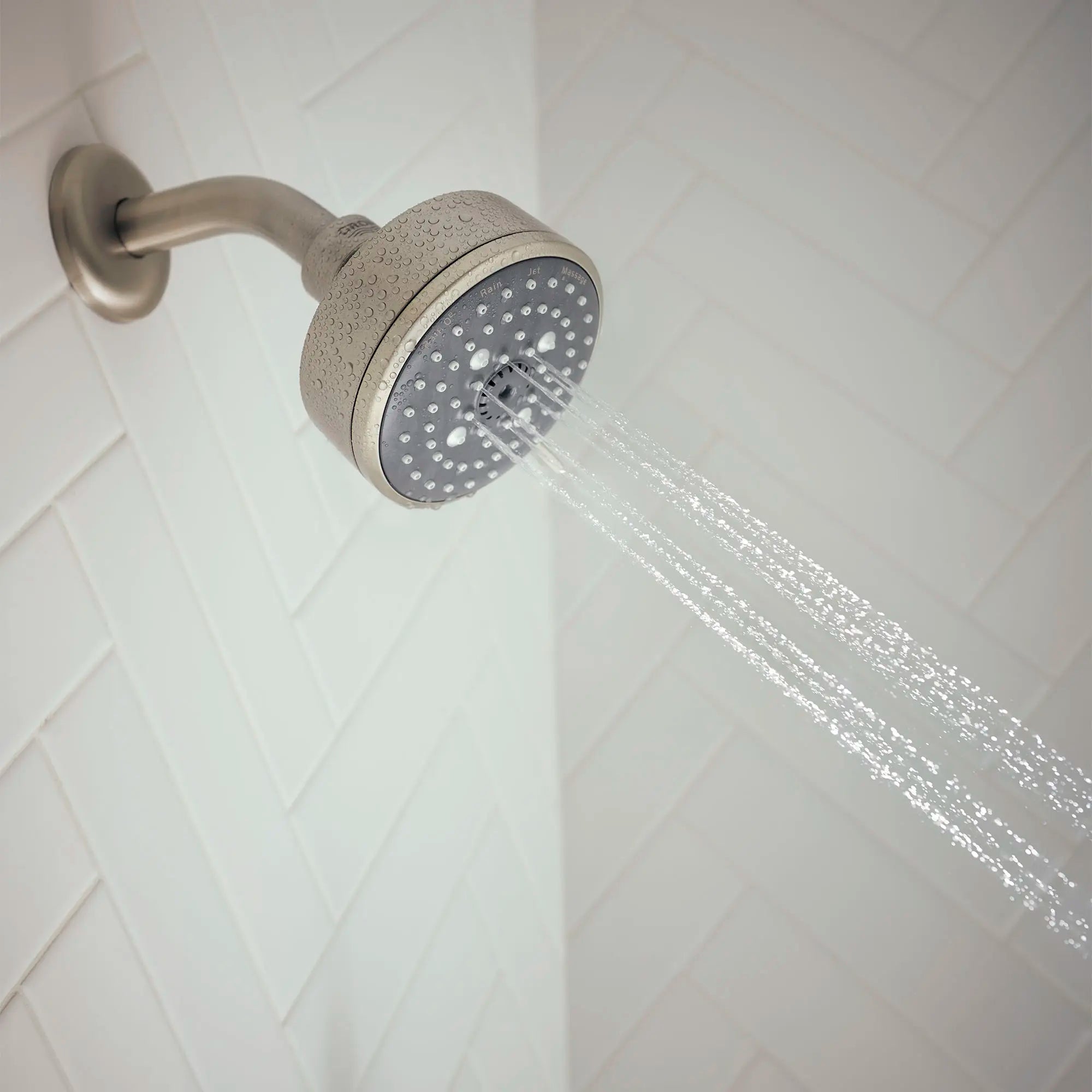 GROHE 26043EN1 Tempesta 100 Shower Head, 4" - 4 Sprays, 1.75 gpm - Brushed Nickel