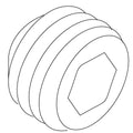 KOHLER Screw, 8-32 X .7/8, Countersunk, K-70777