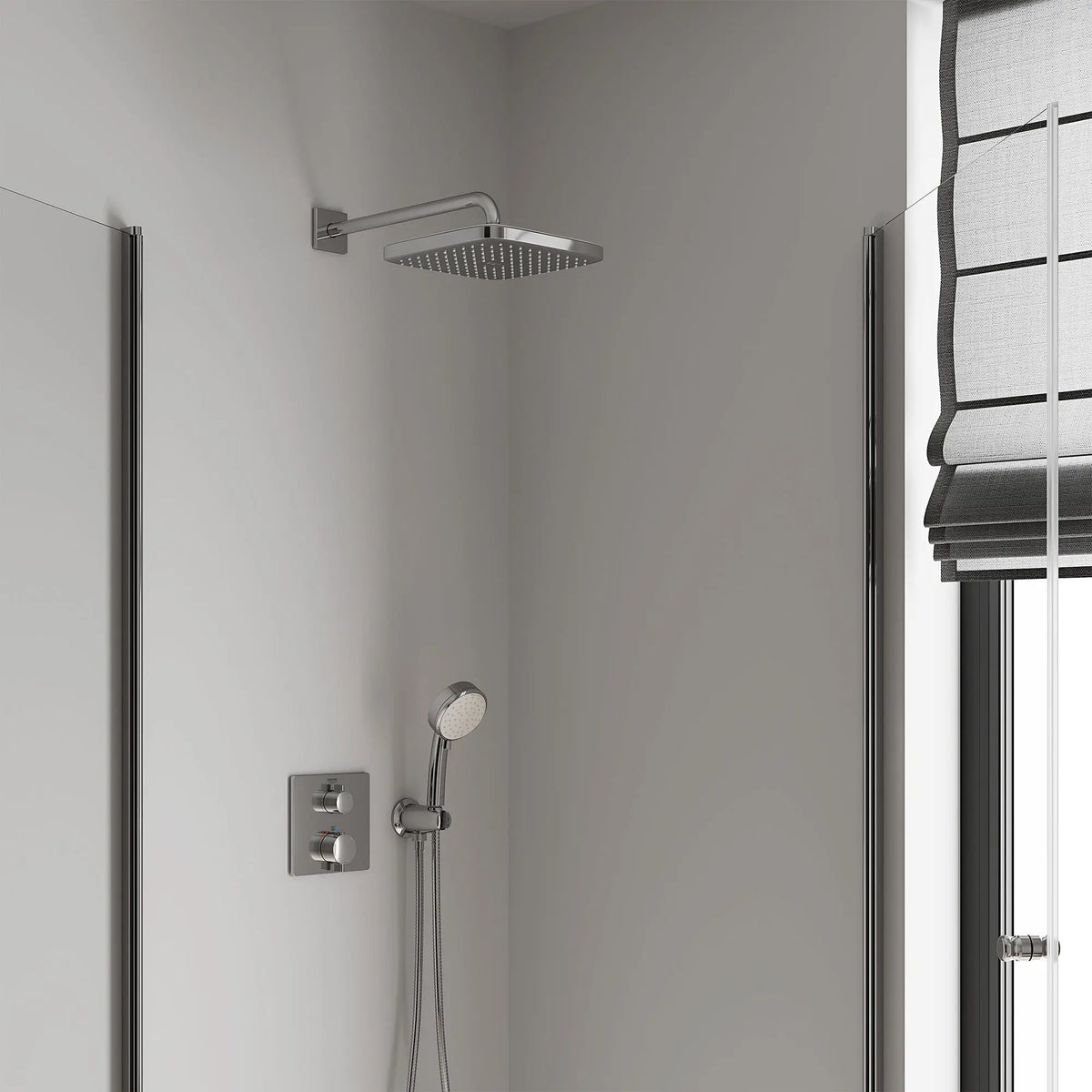 GROHE 26718000 Tempesta 250 Rain Showerhead, 9 7⁄8" - 1 Spray, 1.75 GPM - Chrome