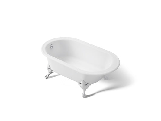 KOHLER K-710-W-0 Iron Works Historic 66" x 36" freestanding bath - White