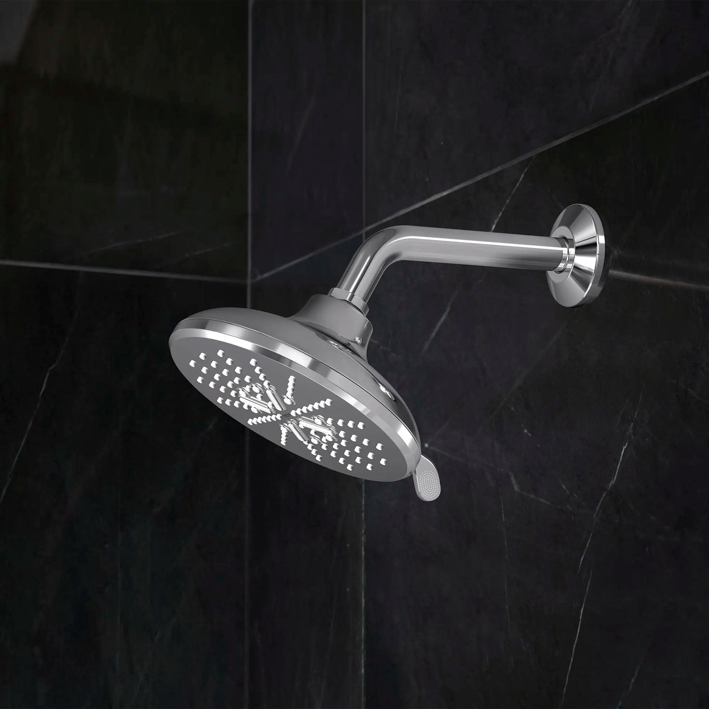 GROHE Rainshower Shower Head, 6-1/2" - 3 Sprays, 1.75 GPM - Chrome, 26789000
