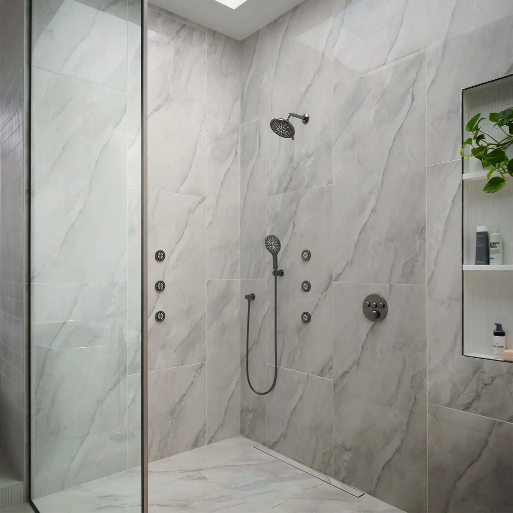 GROHE 26633A00 Relexa 6" Shower Arm - Hard Graphite