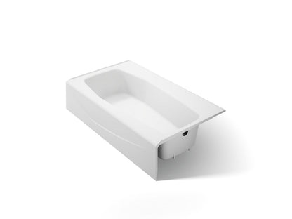 KOHLER K-714-0 Villager 60" x 34-1/4" alcove bath, right drain - White