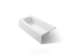 KOHLER K-715-0 Villager 60" X 30-1/4" Alcove Bath, Left Drain - White