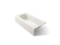 KOHLER K-715-96 Villager 60" X 30-1/4" Alcove Bath, Left Drain - Biscuit