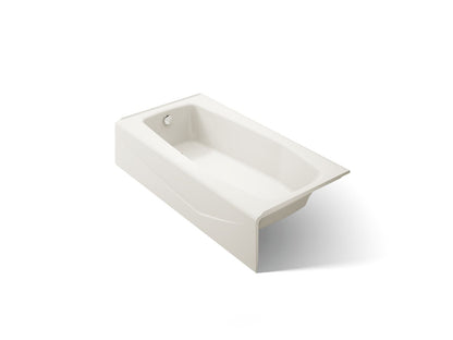 KOHLER K-715-96 Villager 60" x 30-1/4" alcove bath, left drain - Biscuit