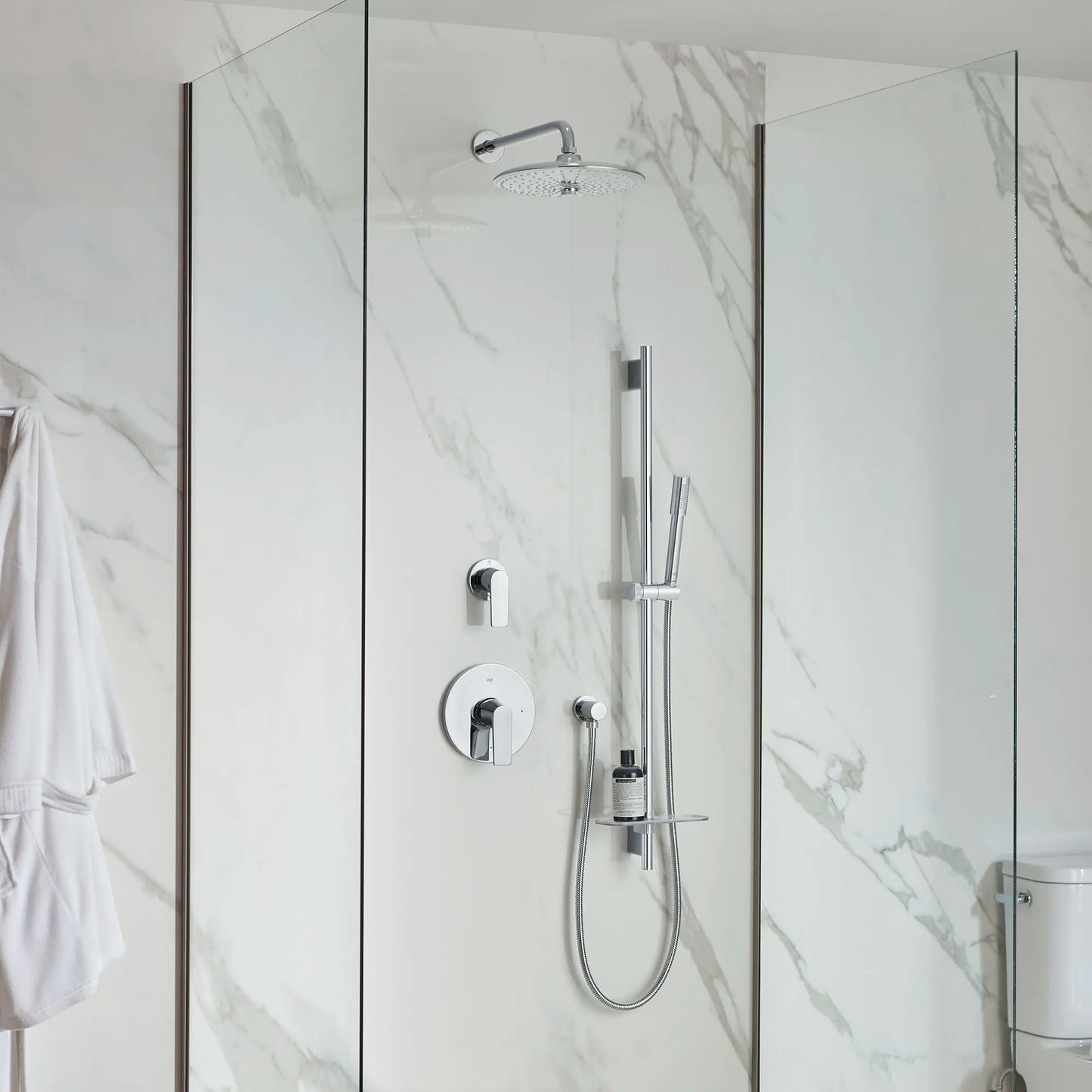 GROHE 26457000 Euphoria 260 Shower Head, 10" - 3 Sprays, 2.5 gpm - Chrome