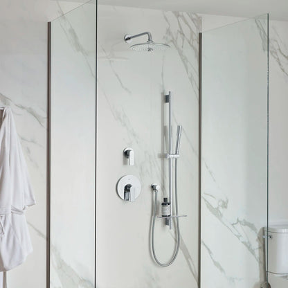 GROHE 26457000 Euphoria 260 Shower Head, 10" - 3 Sprays, 2.5 gpm - Chrome