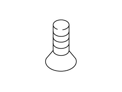 KOHLER Screw, 6-32 X .355, K-71552