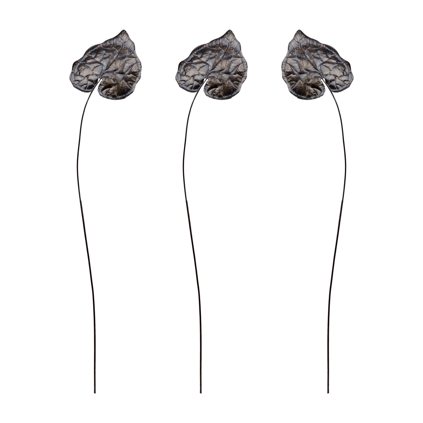 ELK STUDIO 7159-032/S3 Sculptural Bronze Leaf Stem (Set of 3)