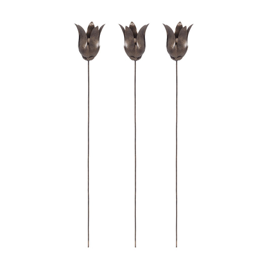 ELK STUDIO 7159-035/S3 Bronze Tulip Stem (Set of 3)