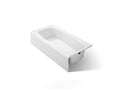 KOHLER K-716-0 Villager 60" X 30-1/4" Alcove Bath, Right Drain - White