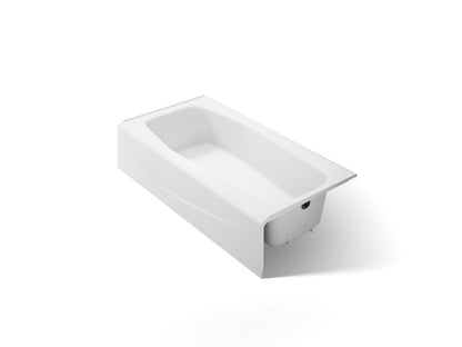 KOHLER K-716-0 Villager 60" x 30-1/4" alcove bath, right drain - White