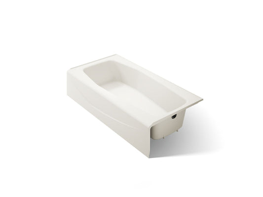 KOHLER K-716-96 Villager 60" x 30-1/4" alcove bath, right drain - Biscuit