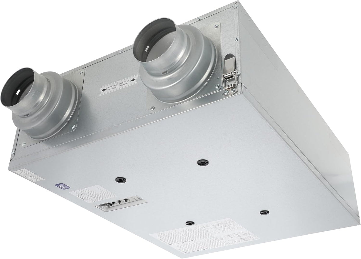 PANASONIC FV-10VEC2 Intelli-Balance 100 - Any Climate ERV,  Pick-A-Flow Airflow Selectors on supply and exhaust 50, 60, 70, 80, 90,