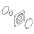 KOHLER Escutcheon Kit, Sc - Polished Chrome, K-71839-CP