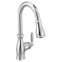 MOEN 7185EVC Brantford Smart Kitchen Faucet One-Handle High Arc Pulldown - Chrome