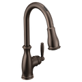 MOEN 7185EVORB Brantford Smart Kitchen Faucet One-Handle High Arc Pulldown - Oil Rubbed Bronze