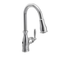 MOEN 7185EWC Brantford Motionsense Wave One-Handle Pulldown Touchless Kitchen Faucet - Chrome