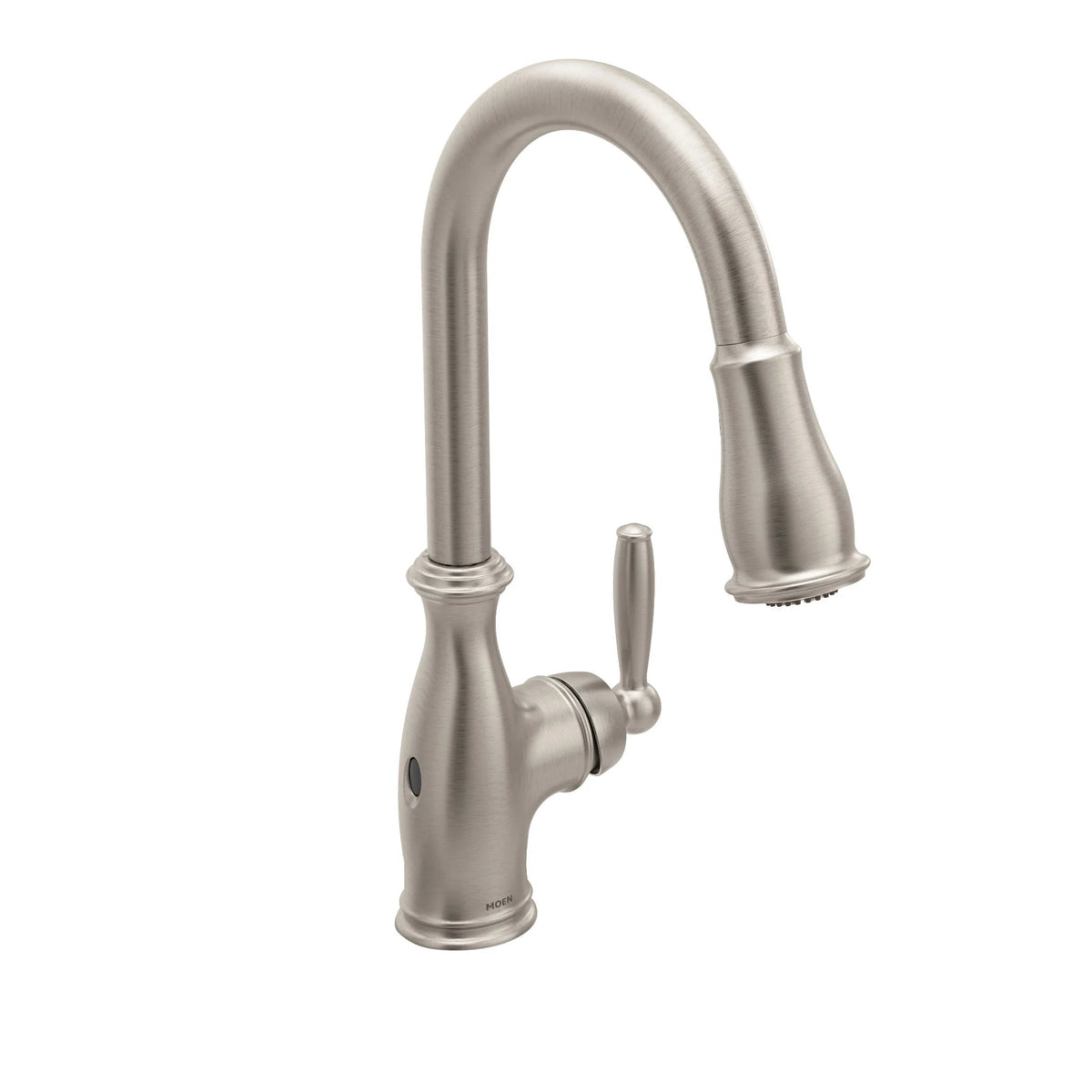 MOEN 7185EWSRS Brantford Motionsense Wave One-Handle Pulldown Touchless Kitchen Faucet - Spot Resist Stainless