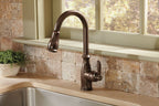 MOEN 7185ORB Brantford One-Handle High Arc Pulldown Kitchen Faucet - Oil Rubbed Bronze