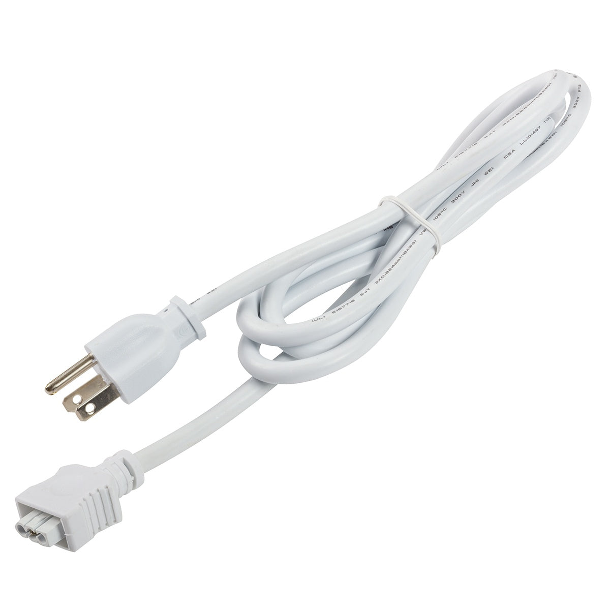KICHLER 6UCORDWH 4U/6U Under Cabinet 3-Prong Cord White