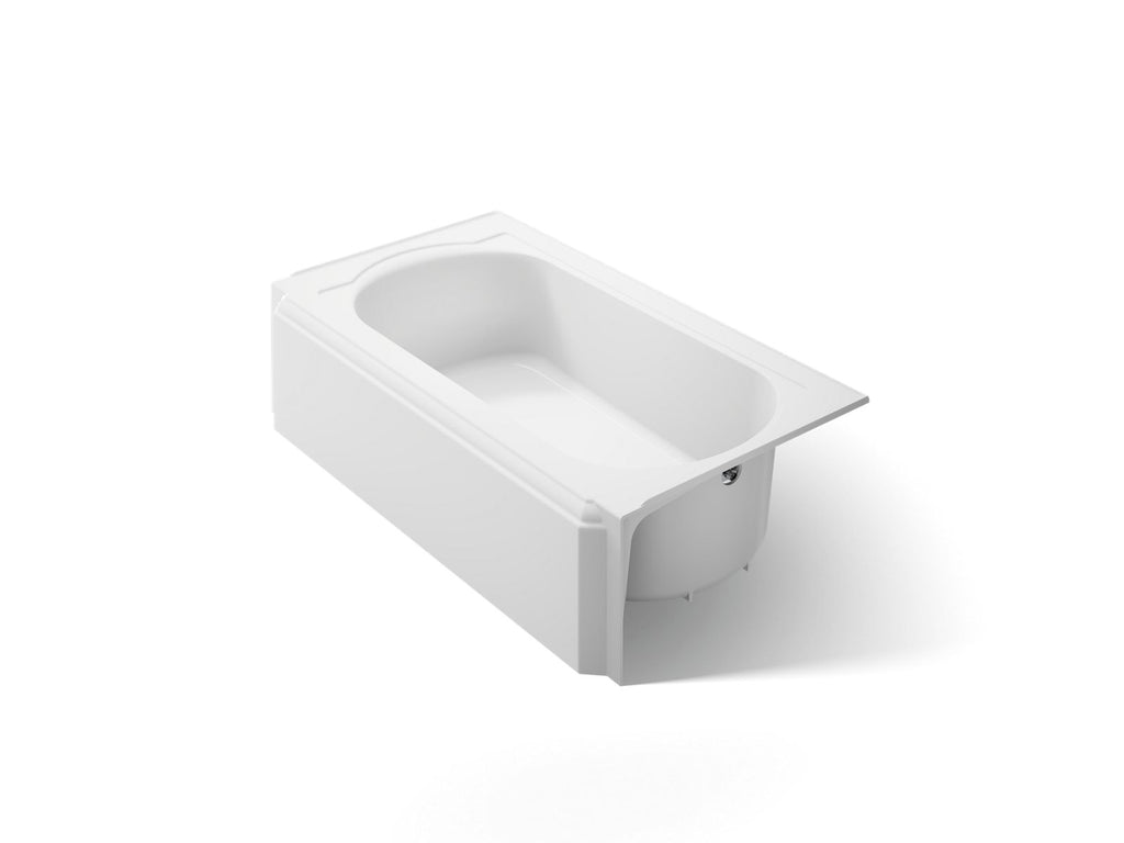 KOHLER K-722-0 Memoirs 60" X 33-3/4" Alcove Bath, Right Drain - White