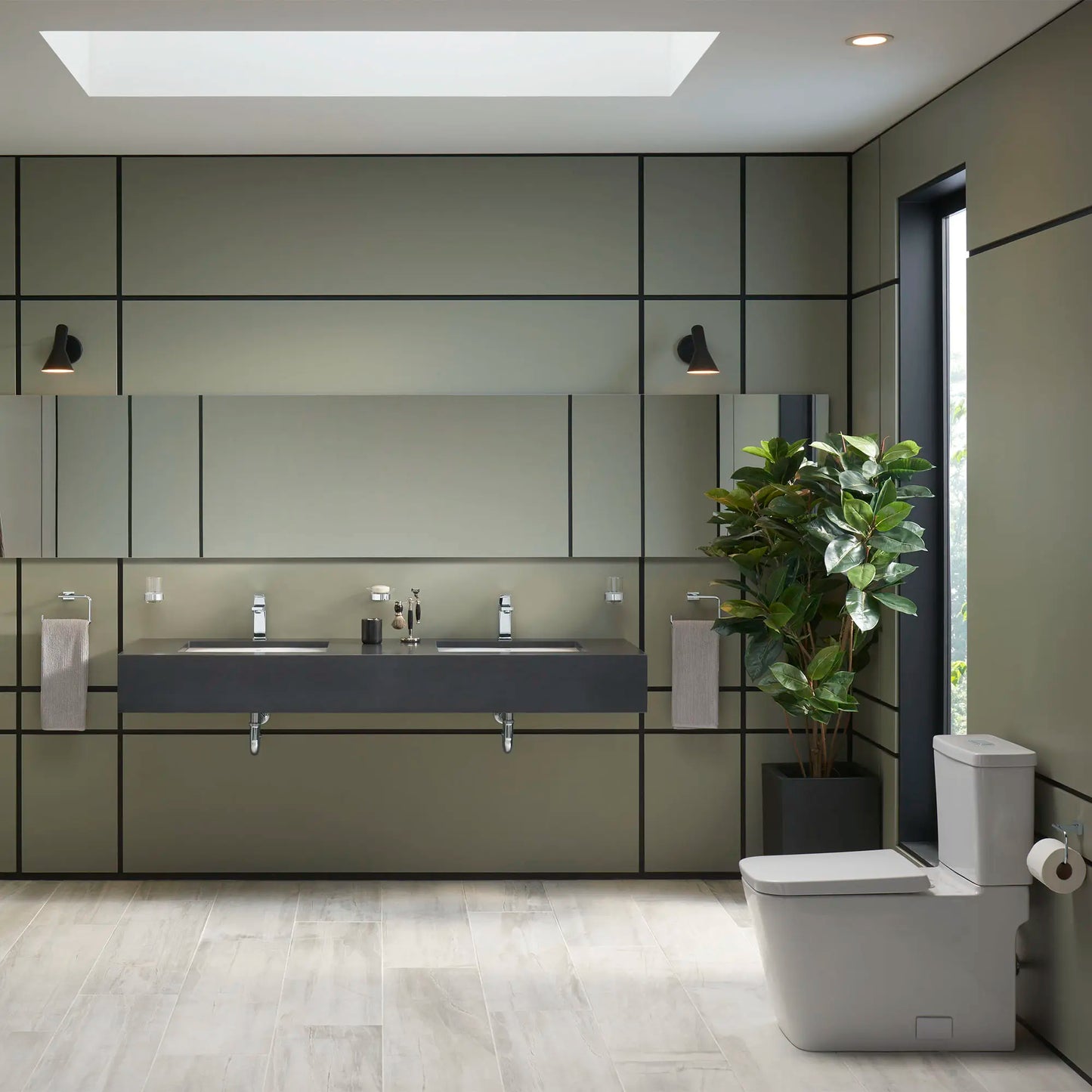 GROHE Eurocube Single Hole Single-Handle M-Size Bathroom Faucet, 1.2 GPM - Brushed Cool Sunrise, 23670GN0