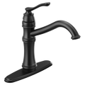MOEN 7240BL Belfield Matte black one-handle kitchen faucet