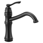 MOEN 7240BL Belfield Matte black one-handle kitchen faucet