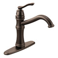 MOEN 7240ORB Belfield Chrome One-Handle High Arc Kitchen Faucet - Oil Rubbed Bronze