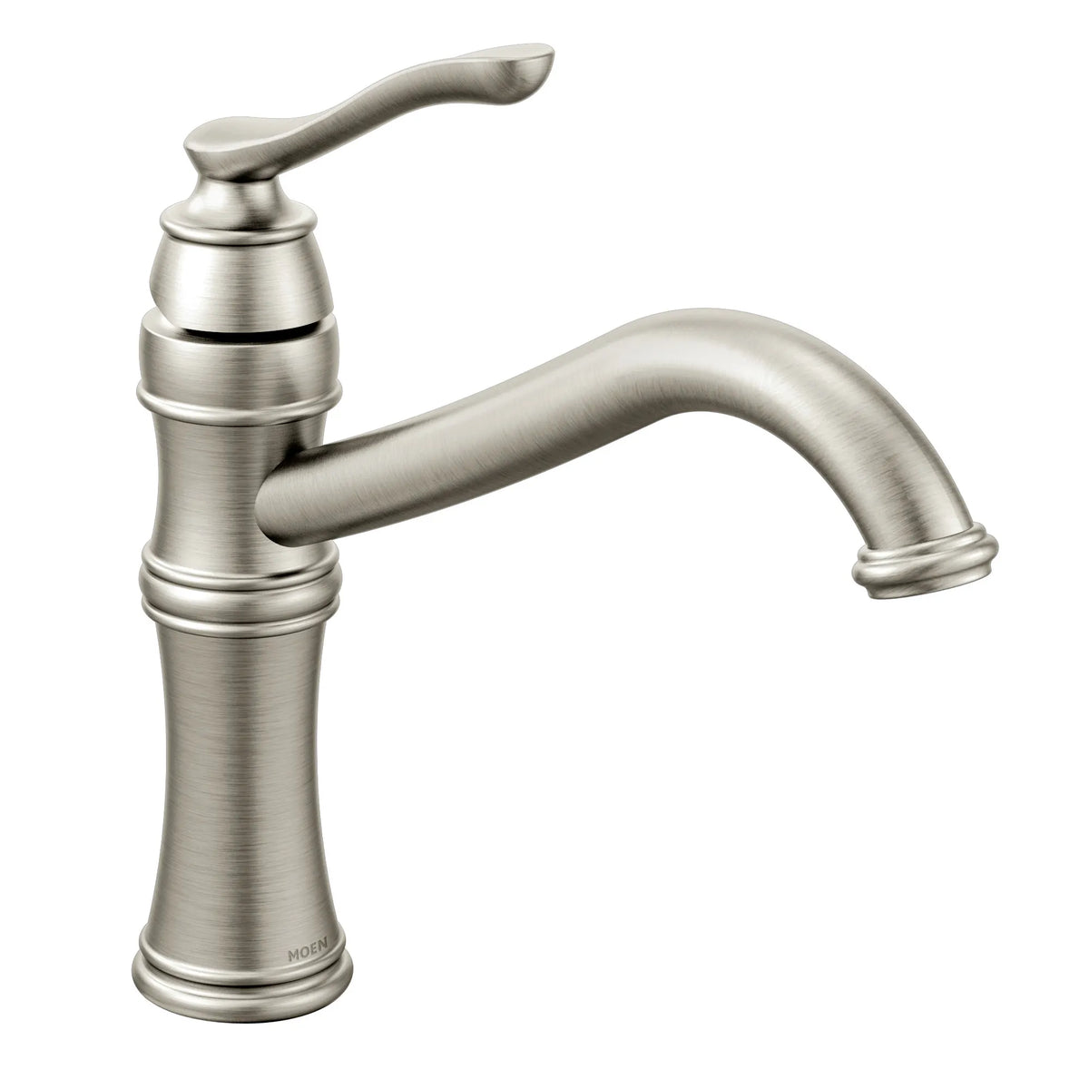MOEN 7240SRS Belfield Chrome One-Handle High Arc Kitchen Faucet - Spot Resist Stainless