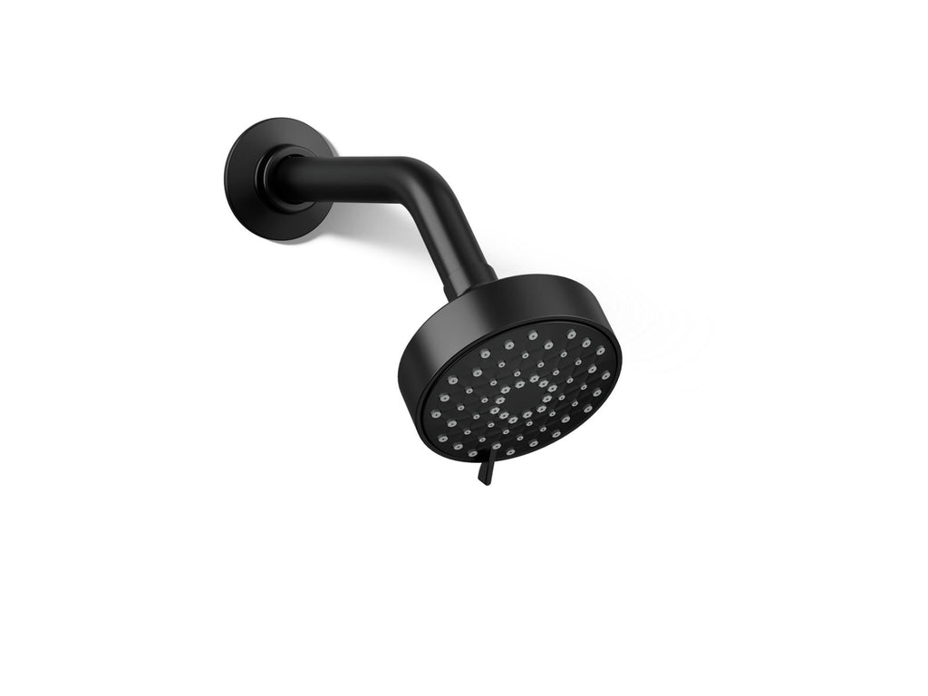 KOHLER K-72418-Y-BL Awaken G90 Three-Function Showerhead, 2.5 Gpm - Matte Black