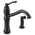 MOEN 7245BL Belfield  One-Handle Kitchen Faucet In Matte Black