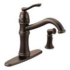 MOEN 7245ORB Belfield One-Handle High Arc Kitchen Faucet - Oil Rubbed Bronze
