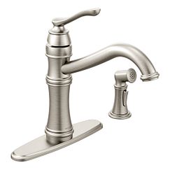 MOEN 7245SRS Belfield One-Handle Kitchen Faucet - Spot Resist Stainless