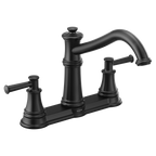 MOEN 7250BL Belfield  Two-Handle Kitchen Faucet In Matte Black