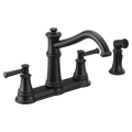 MOEN 7255BL Belfield Two-Handle Kitchen Faucet - Matte Black