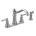 MOEN 7255C Belfield Two-Handle Kitchen Faucet - Chrome