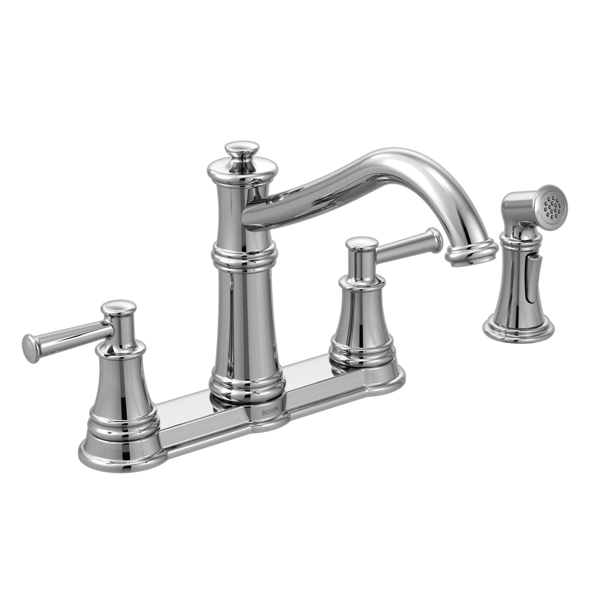 MOEN 7255C Belfield Two-Handle Kitchen Faucet - Chrome