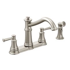 MOEN 7255SRS Belfield  Two-Handle Kitchen Faucet In Spot Resist Stainless