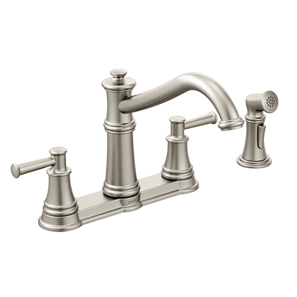 MOEN 7255SRS Belfield Two-Handle Kitchen Faucet - Spot Resist Stainless