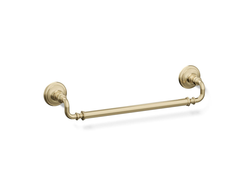 KOHLER K-72567-AF Artifacts 18" Towel Bar - Vibrant French Gold