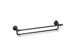 KOHLER K-72570-BL Artifacts 24" Double Towel Bar - Matte Black