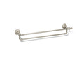 KOHLER K-72570-BN Artifacts 24" Double Towel Bar - Vibrant Brushed Nickel