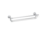 KOHLER K-72570-CP Artifacts 24" Double Towel Bar - Polished Chrome