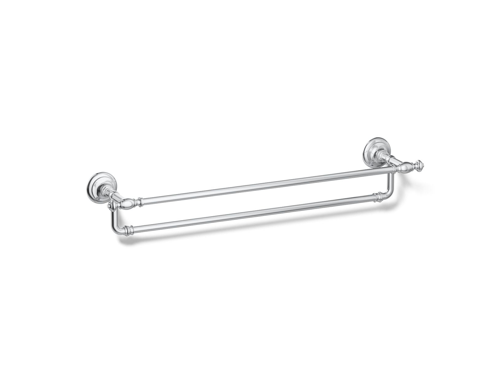 KOHLER K-72570-CP Artifacts 24" Double Towel Bar - Polished Chrome