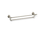 KOHLER K-72570-SN Artifacts 24" Double Towel Bar - Vibrant Polished Nickel